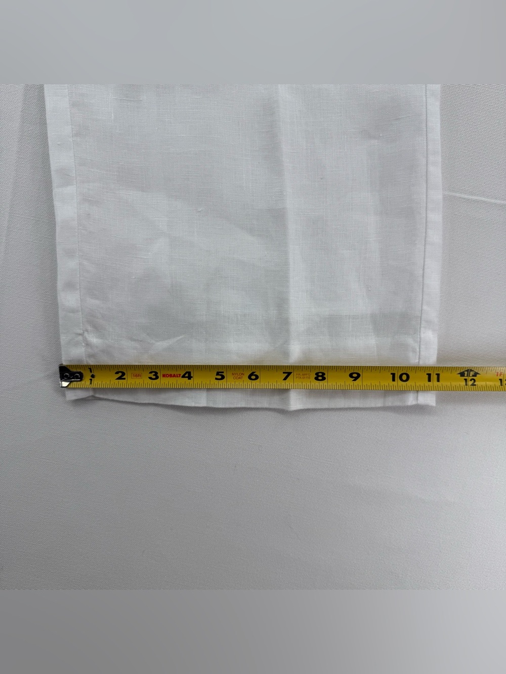 J. Crew Essential Wide Leg Linen Pants White Size 6 High Rise Summer Resort - Picture 11 of 16